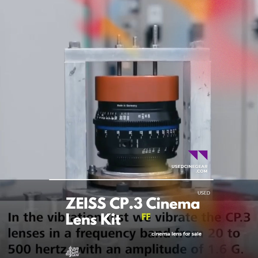 Used Zeiss CP.3 Cinema Prime 8 Lens Kit