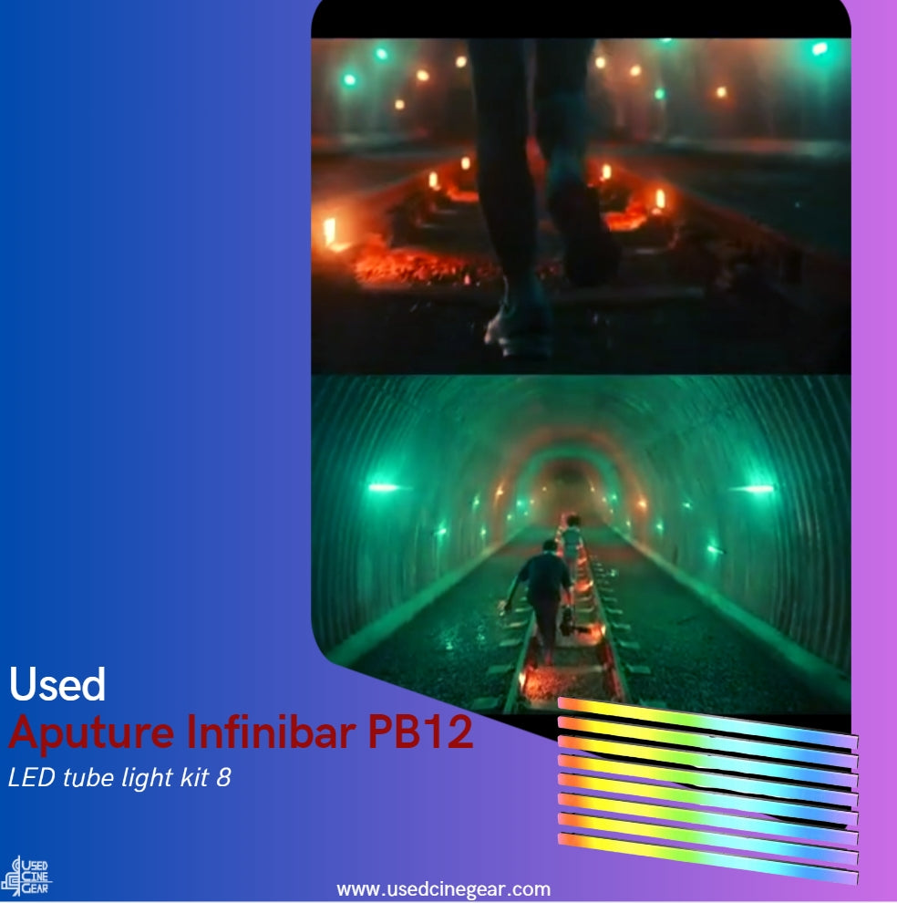 Open-box Aputure INFINIBAR PB12 RGB LED Light Panel 8-Light Kit (4')