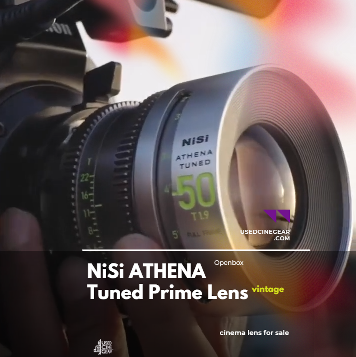 Open-box NiSi ATHENA Tuned Prime T2.4/1.9 Full-Frame 5-Lens Kit with Case (PL Mount)