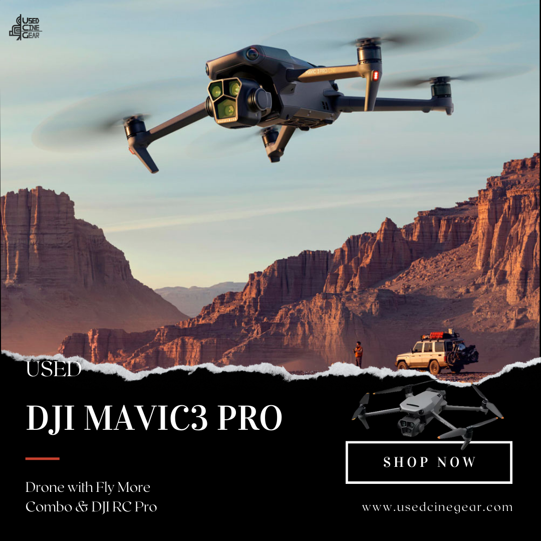 Used DJI Mavic 3 Pro Drone with Fly More Combo &amp; DJI RC Pro