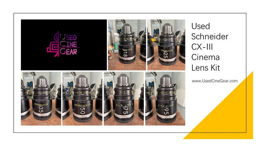 Used Schneider CX-III Cinema Lens Kit
