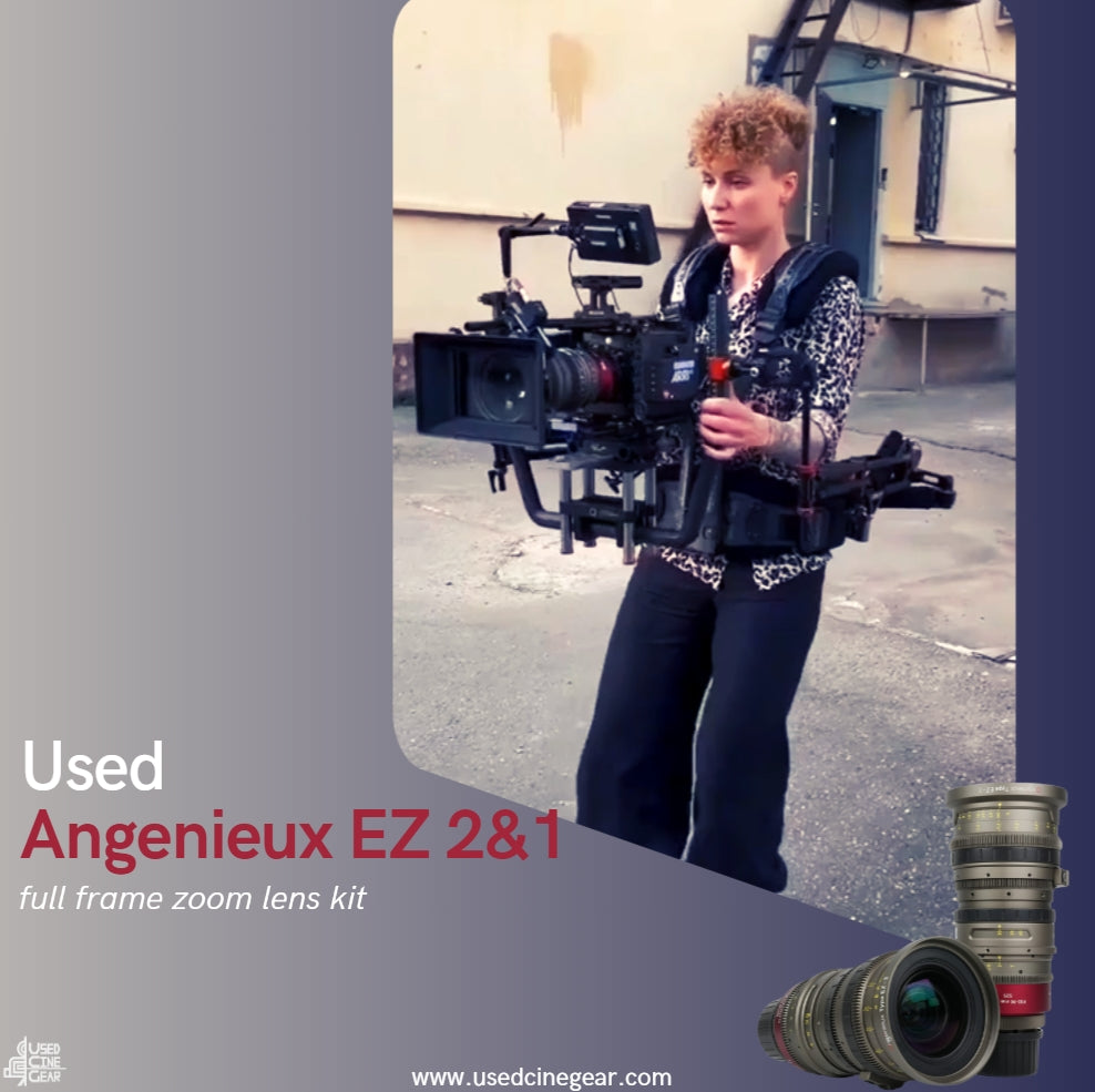 Used Angenieux EZ-1 30-90mm &amp; EZ-2 15-40mm Zoom Lens Kit (S35 and Full Frame)