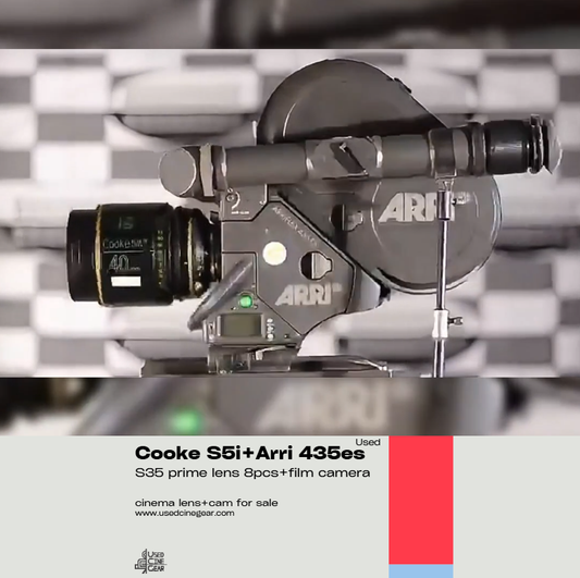 Used Cooke S5i 8pcs Lens+Arri 435es Film Camera Set