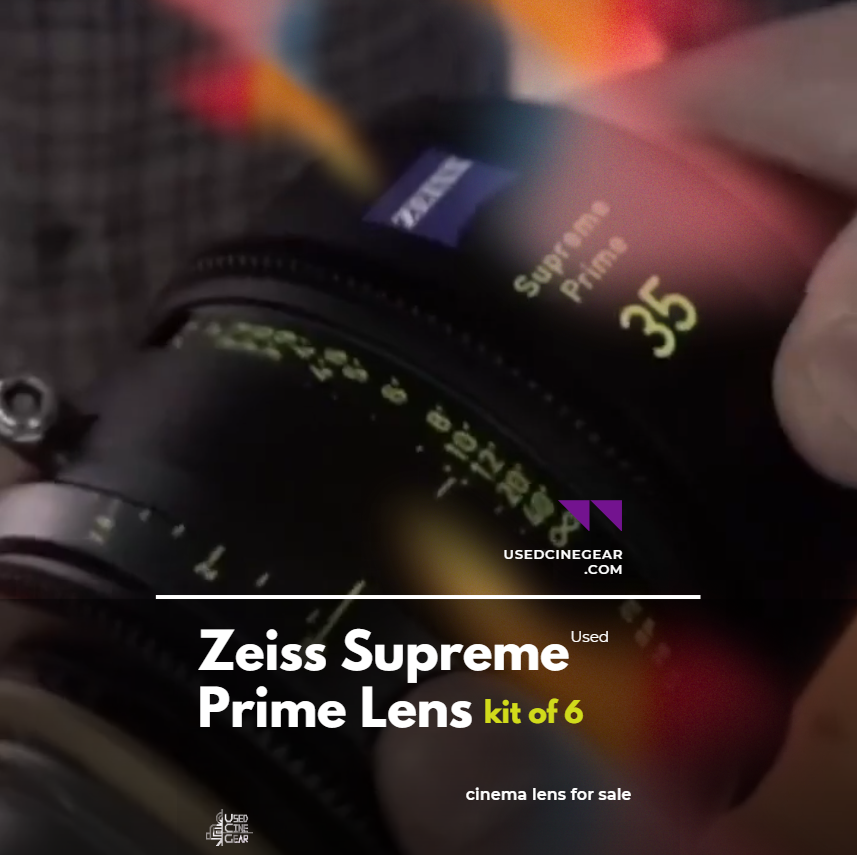 Used Zeiss Suprme Prime Cinema Lenses Kit 6pcs