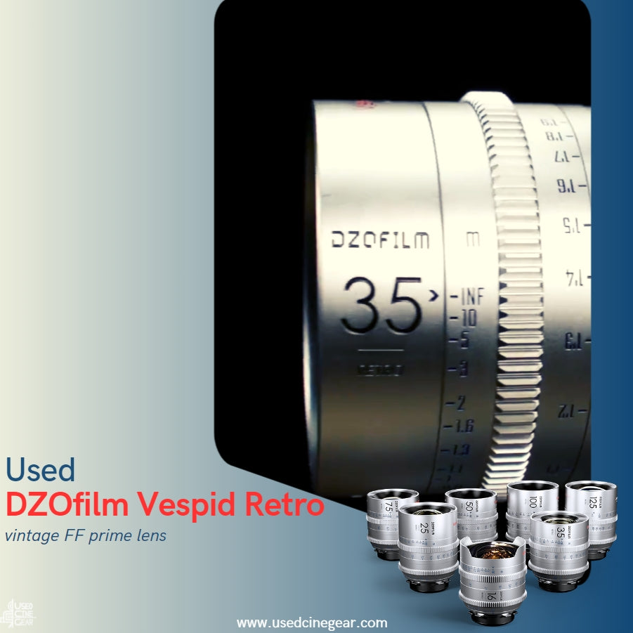 Used DZO Vespid Retro Prime 7 Lens Kit