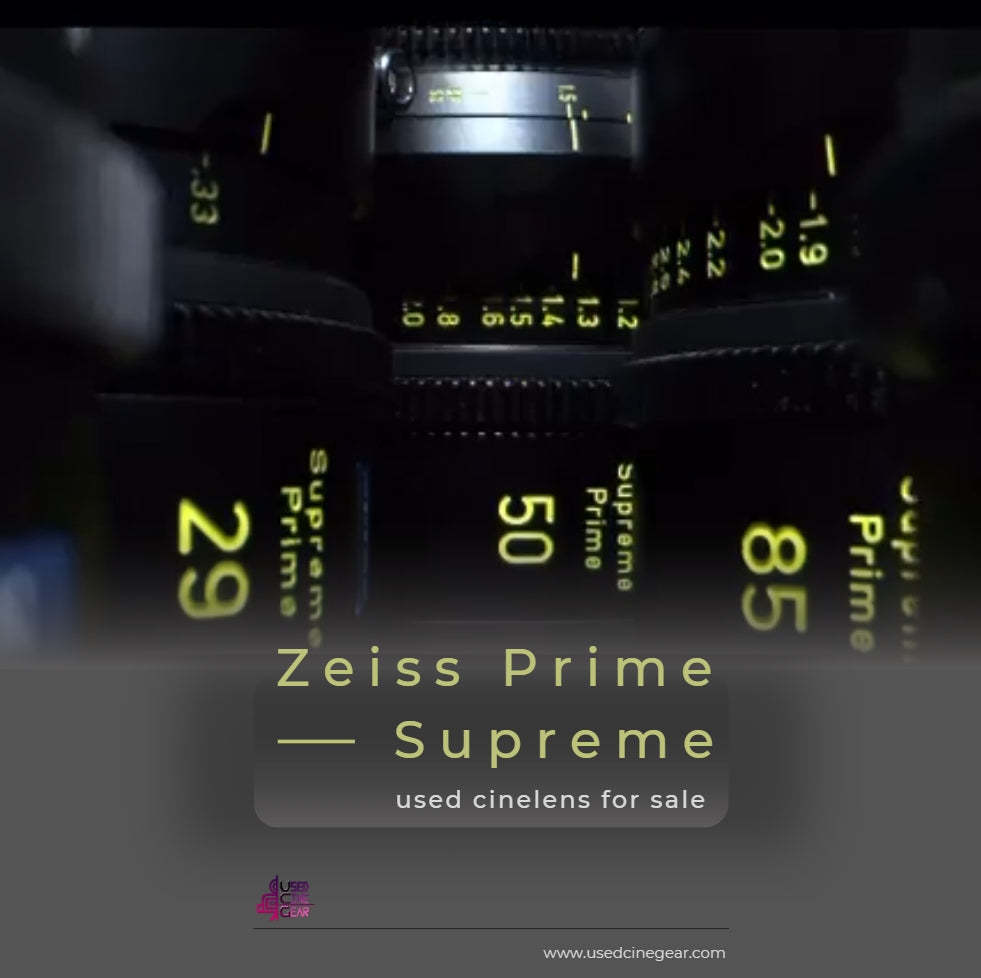 Used Zeiss Suprme Prime Cinema Lenses Kit 6pcs