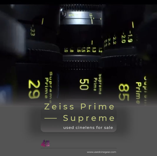 Used Zeiss Suprme Prime Cinema Lenses Kit 6pcs