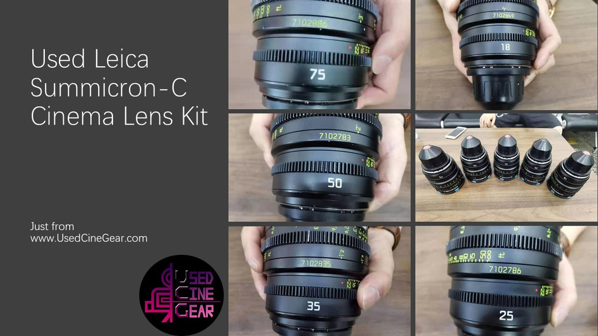Used Leica Summicron-C Cinema Lens Kit 5pcs