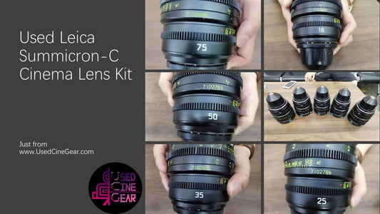 Used Leica Summicron-C Cinema Lens Kit 5pcs