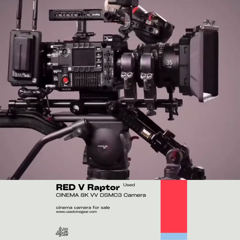 Used RED DIGITAL CINEMA V-RAPTOR 8K VV DSMC3 Camera