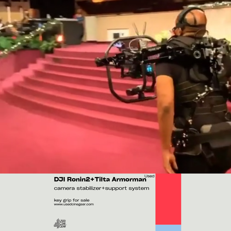 Used DJI Ronin2+Tilta Armorman camera stabilizer support system