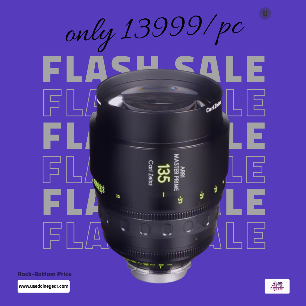 Used ARRI/ZEISS Master Prime 135mm Lens