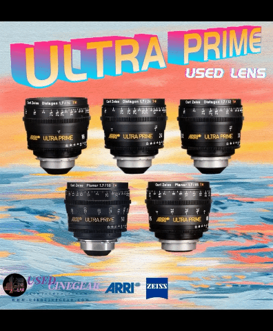 Used ARRI Ultra Prime Lenses Basic Kit (5pcs)