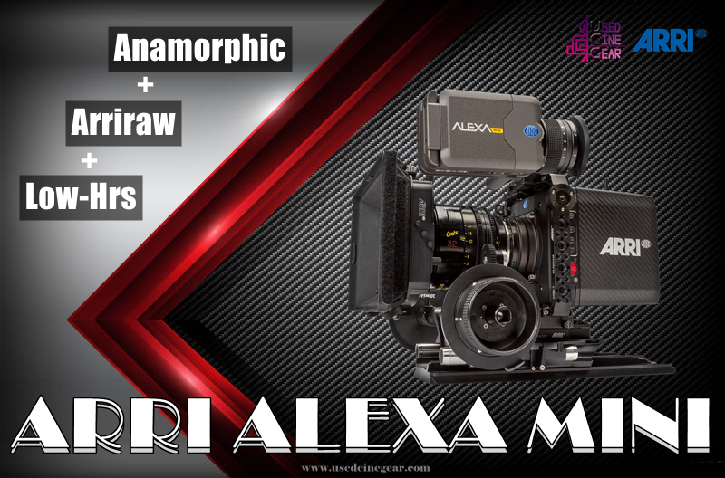 Used ARRI Alexa Mini Camera Kit  with Arriraw&amp;Anamorphic licences(200+hours)