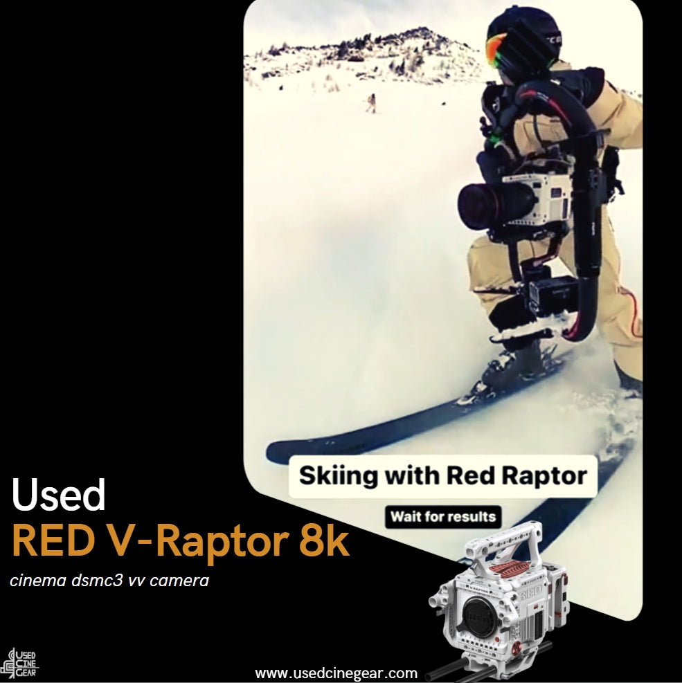 Used RED DIGITAL CINEMA V-RAPTOR 8K VV DSMC3 Camera (white limited edition)