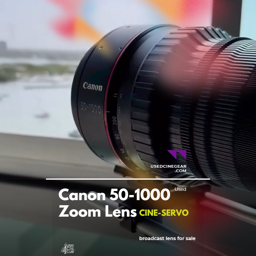 Used Canon CINE-SERVO 50-1000mm T5.0-8.9 with PL Mount