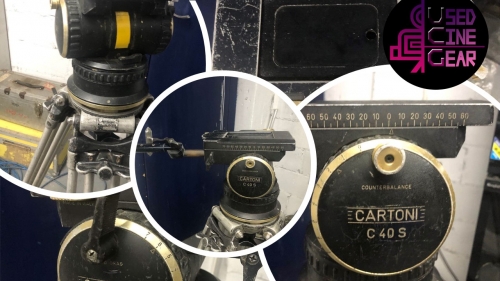 Used Cartoni C40s Camera Fluid Head