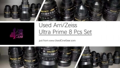 Used ARRI/ZEISS Ultra Prime Lens Set 8pcs