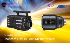 Used Phantom Flex4k hi-speed camera+ARRI Master Prime Marco100mm lens bundle kit