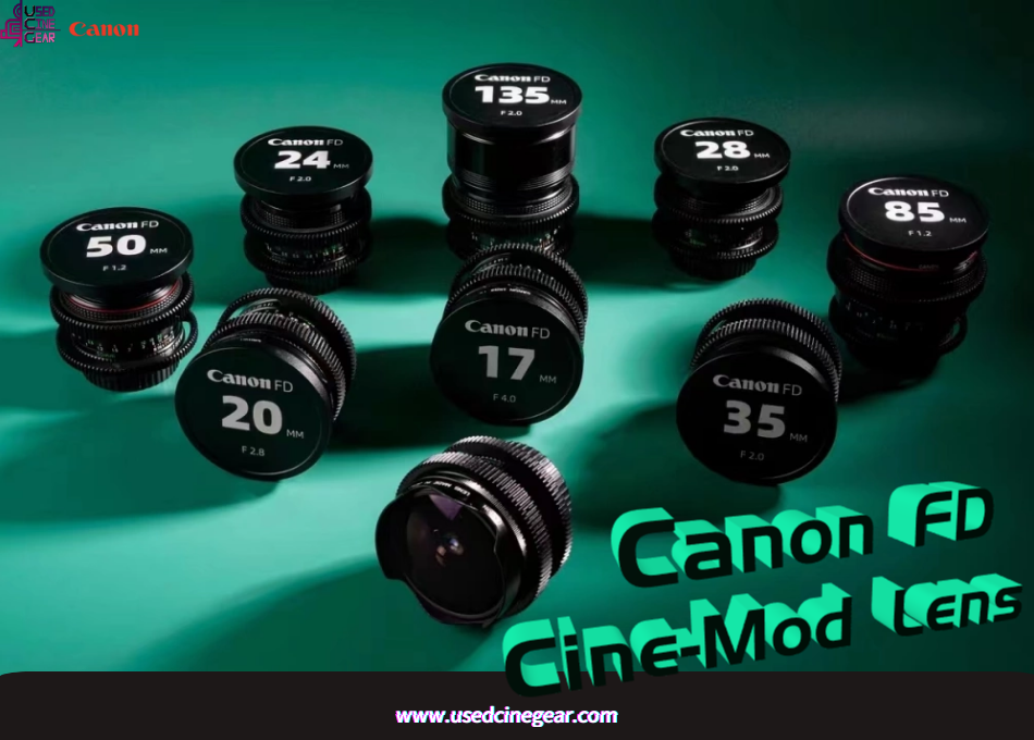 Canon NFD SSC Cine Mod Lenses Kit