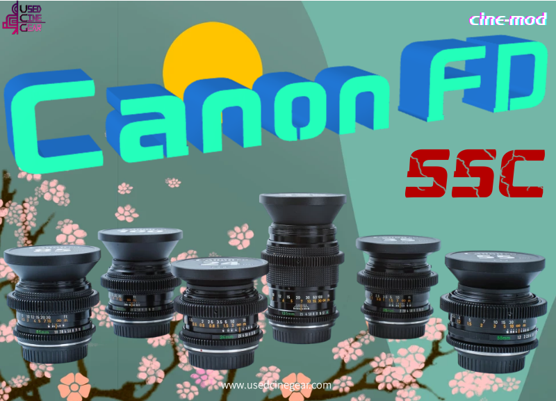 Canon FD SSC Cine Mod Lenses Kit
